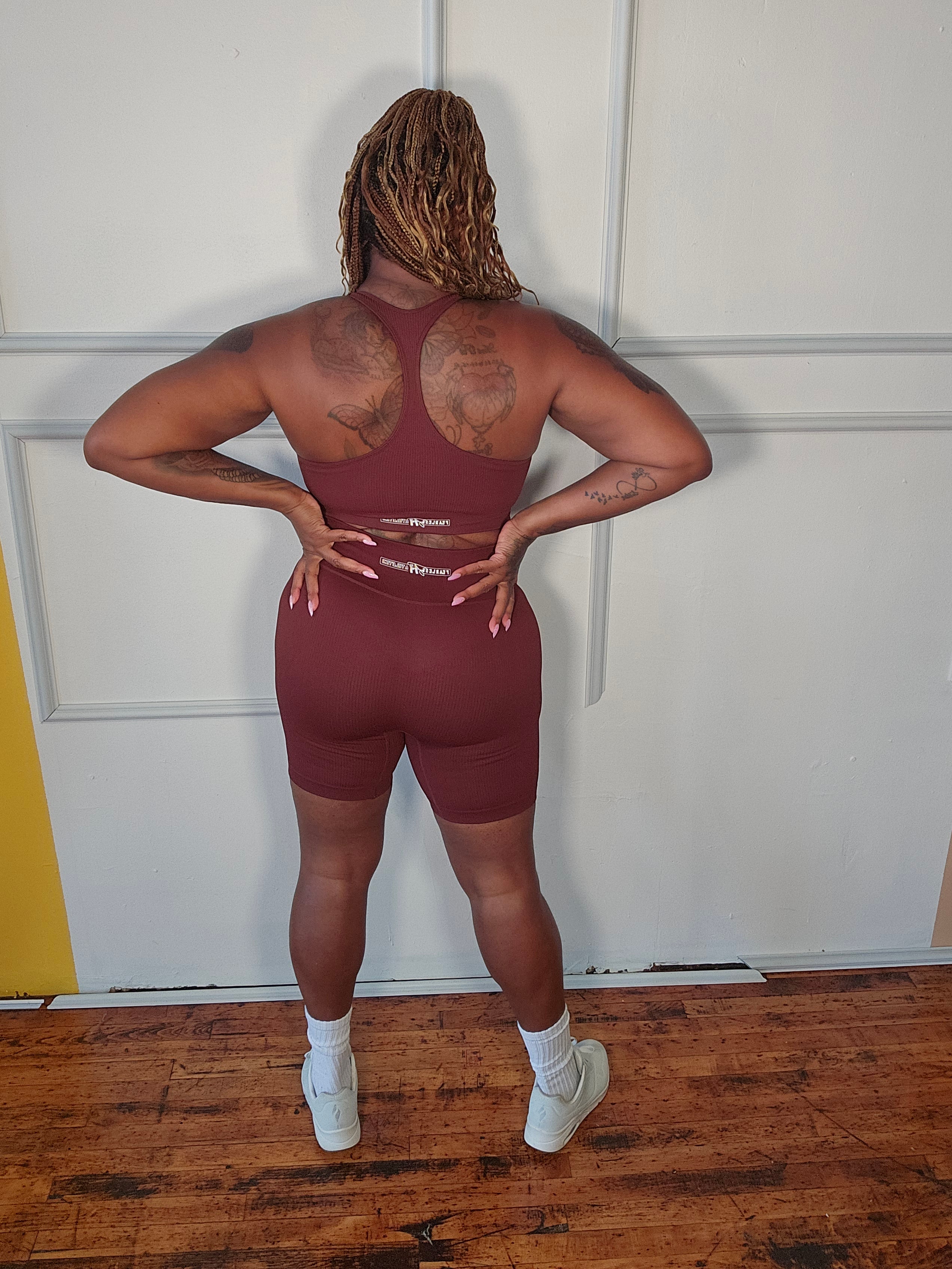 Ribbed Short Set
