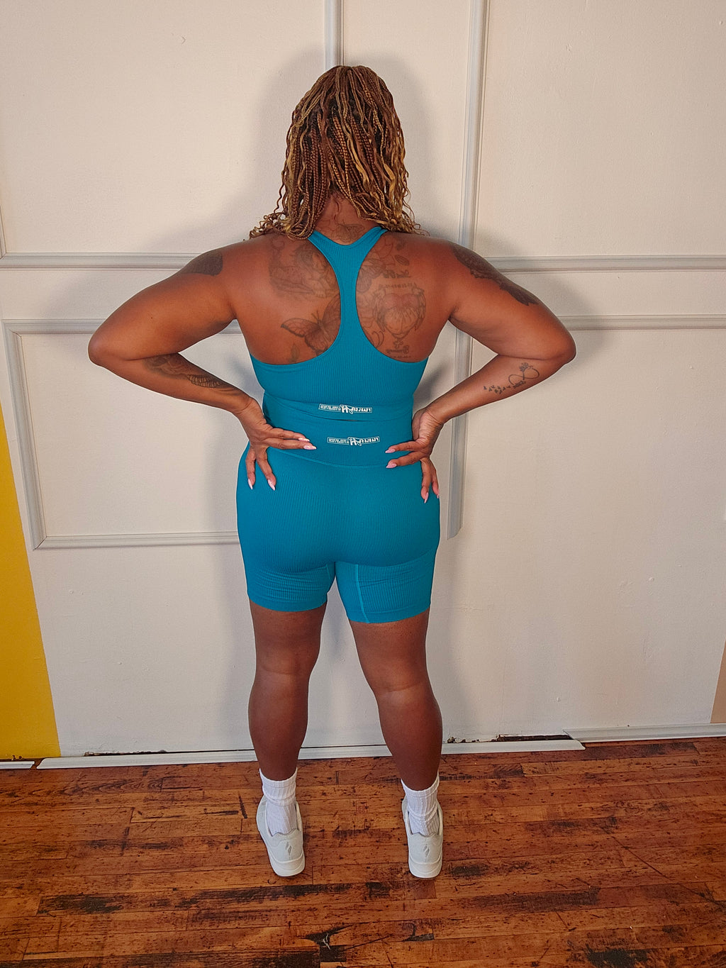 Ribbed Short Set