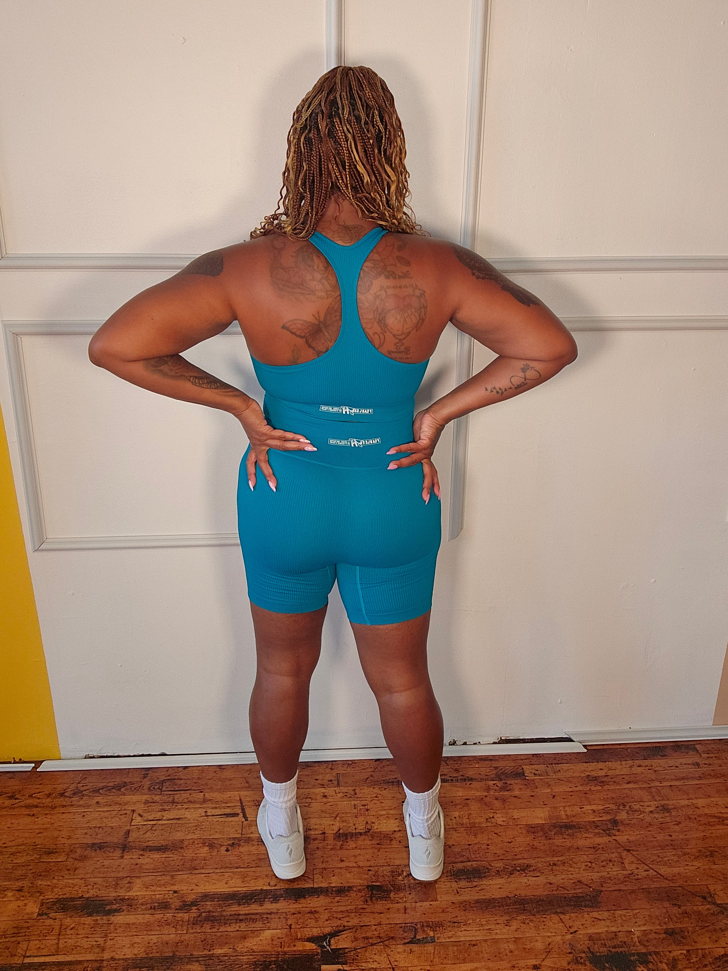 Ribbed Short Set