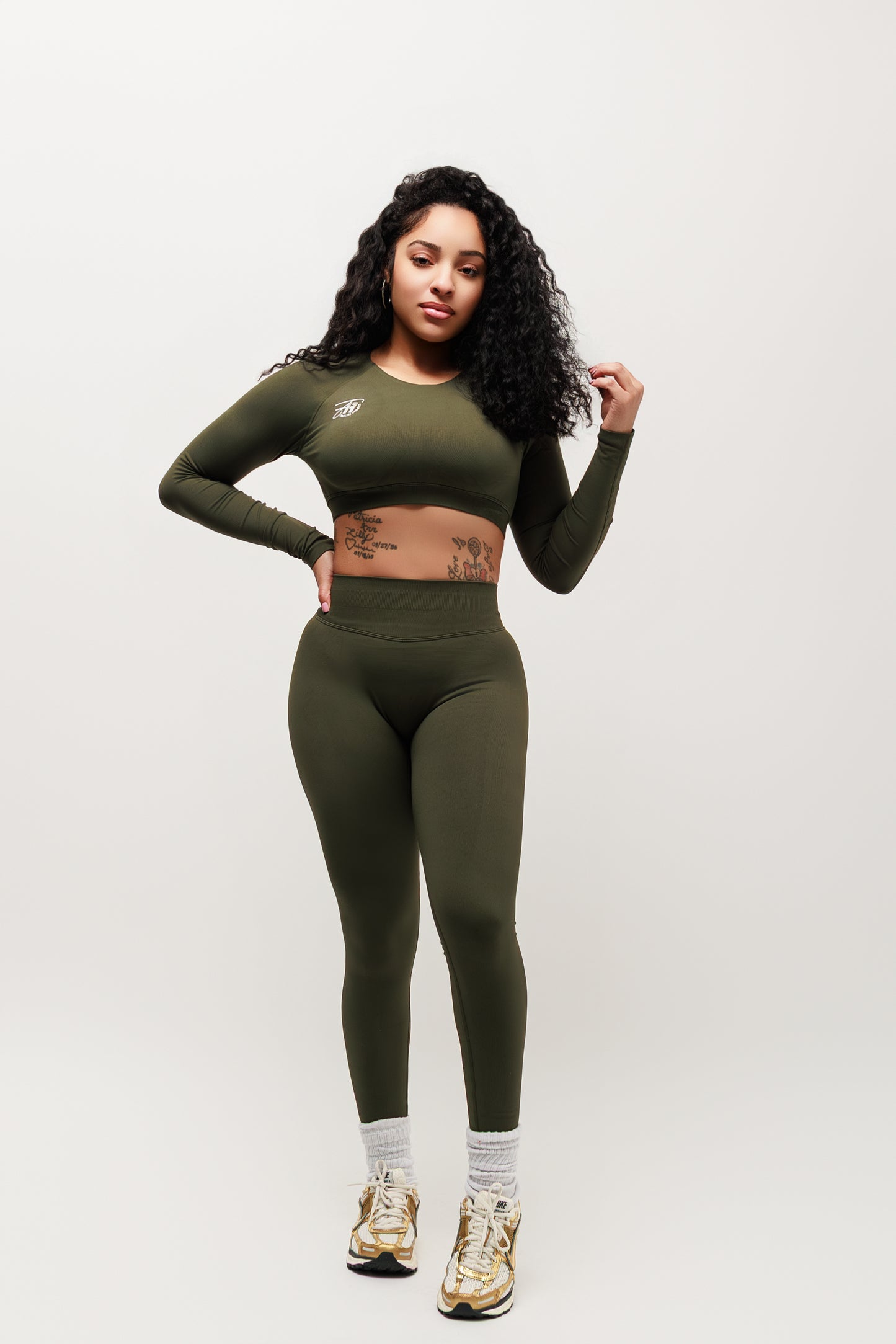 Luxe Two-piece Open Back set